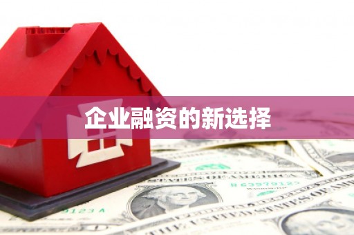 城厢企业融资的新选择