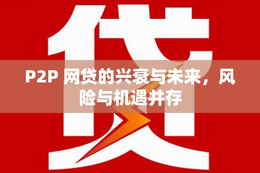 城厢P2P 网贷的兴衰与未来，风险与机遇并存