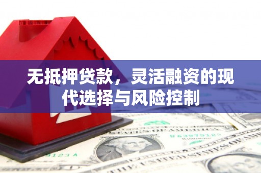 城厢无抵押贷款，灵活融资的现代选择与风险控制
