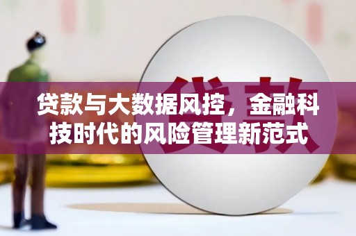 城厢贷款与大数据风控，金融科技时代的风险管理新范式