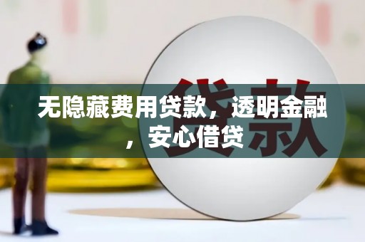 城厢无隐藏费用贷款，透明金融，安心借贷