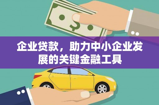 城厢企业贷款，助力中小企业发展的关键金融工具