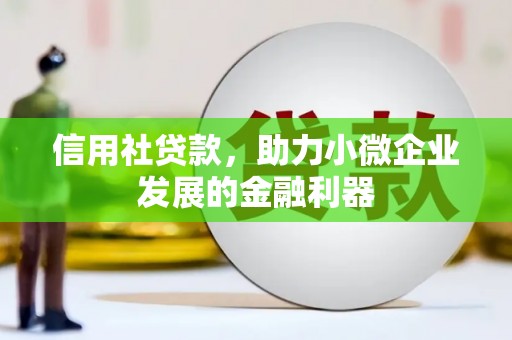 城厢信用社贷款，助力小微企业发展的金融利器