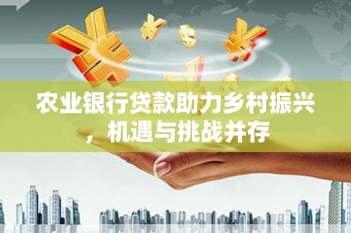 城厢农业银行贷款助力乡村振兴，机遇与挑战并存