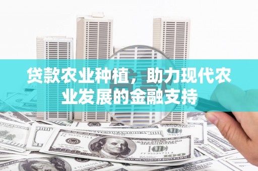 城厢贷款农业种植，助力现代农业发展的金融支持